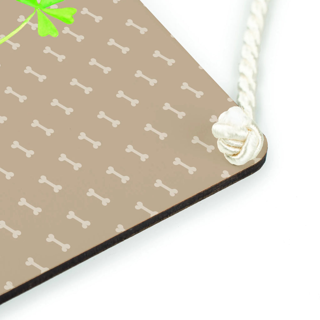 Dekoracyjny znak pies koniczyna Pies, motyw psa, zwierzę domowe, rasa psa, miłośnik zwierząt, właściciel psa, powiedzenia