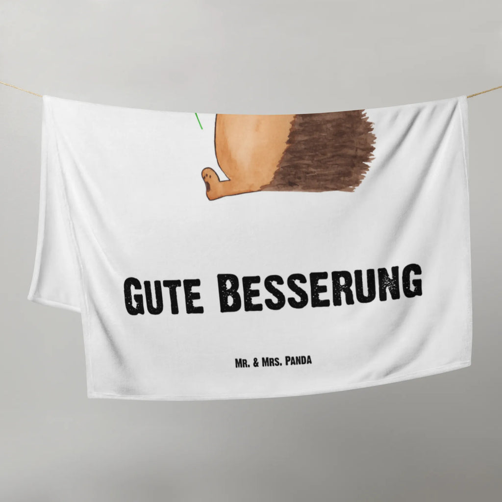 Baby blanket Hedgehog Flower Babydecke, Geschenk Geburt, Krabbeldecke, Babyecke Kuscheldecke, Babygeschenk, Tiermotive, Gute Laune, lustige Sprüche, Tiere, Igel, Krankenhaus, Krankheit, Besuch, Gute Besserung, krank, Genesungswünsche