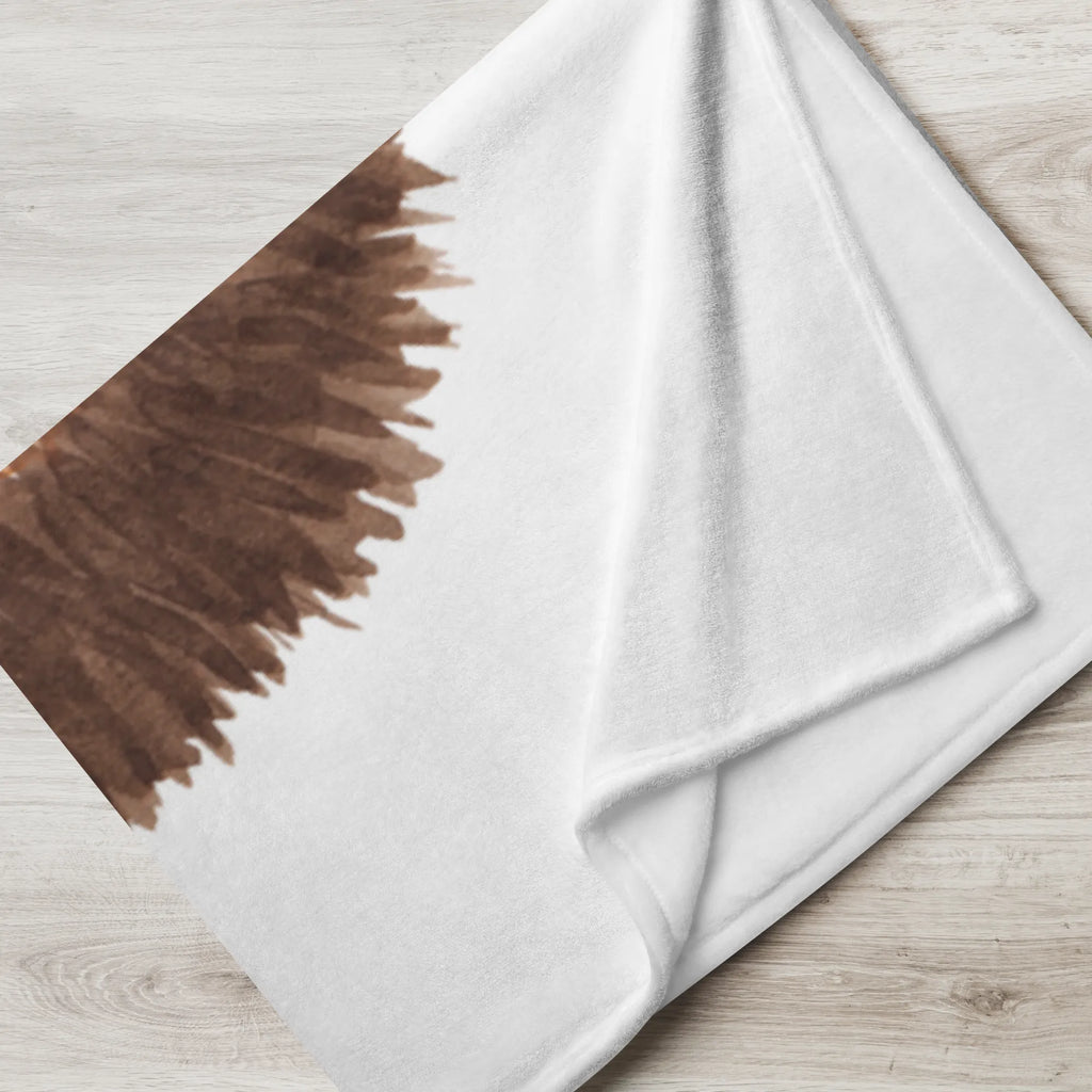 Baby blanket Hedgehog Flower Babydecke, Geschenk Geburt, Krabbeldecke, Babyecke Kuscheldecke, Babygeschenk, Tiermotive, Gute Laune, lustige Sprüche, Tiere, Igel, Krankenhaus, Krankheit, Besuch, Gute Besserung, krank, Genesungswünsche