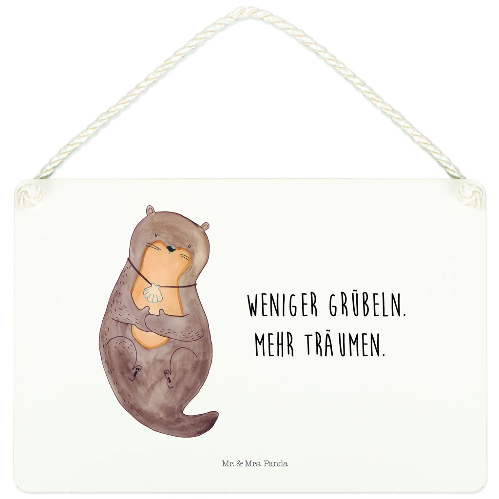 Deko Schild Otter Muschel Schild mit Spruch, dekoration schild, wandtafel, Spruchschild, Badschild, Schild, Deko Schild, Deko Wandtafel, Türschild Familie, wandhänger, Holztafel, Dekoschild, holzbild, dekoschilder, hängeschild, Türschild, Holzschild, dekotafel, sprüche schild, Küchenschild, Wandschild, Motivschild, Otter, Seeotter, Fischotter, Otterliebe, Träumen, Tagträumen, Grübeln, Motivation, Büro