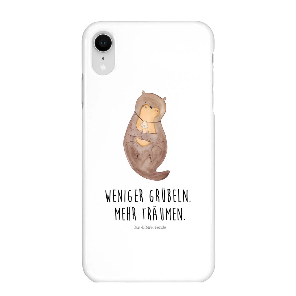 Handyhülle Otter Muschel Cover, Iphone X, Iphone 10, Handy, Handy Case, Hülle, Handycover, Handyhülle, Otter, Seeotter, Fischotter, Otterliebe, Motivation, Träumen, Grübeln, Tagträumen, Büro