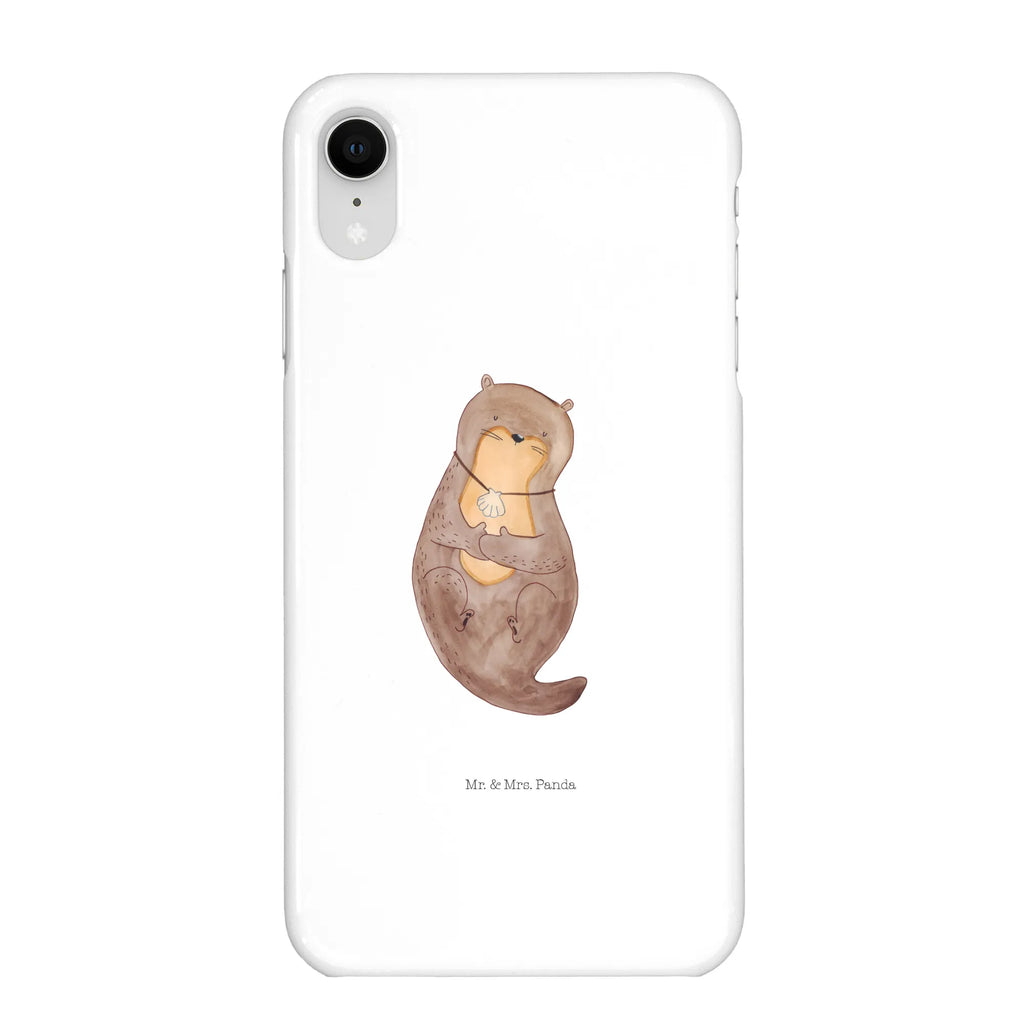 Handyhülle Otter Muschel Cover, Iphone X, Iphone 10, Handy, Handy Case, Hülle, Handycover, Handyhülle, Otter, Seeotter, Fischotter, Otterliebe, Motivation, Träumen, Grübeln, Tagträumen, Büro