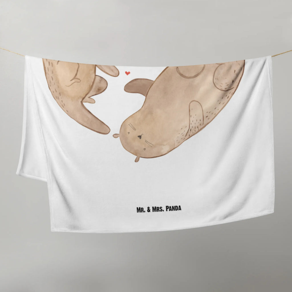 Babydecke Otter Herz Geschenk Geburt, Babygeschenk, Krabbeldecke, Babydecke, Babyecke Kuscheldecke, Otter, Fischotter, Seeotter, Liebesgeschenk, Herz, Bessere Hälfte, Liebe, Liebesbeweis, Hochzeitstag, gemeinsames Leben, Love you, Verlobung, Jahrestag