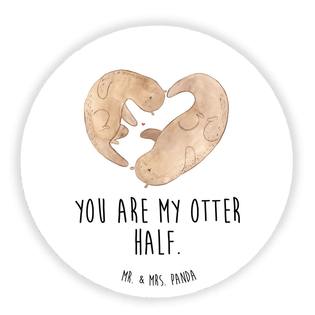 Okrągły magnes wydra serce kühlschrankmagnete, rundmagnet, magnete, Kühlschrankmagnet, Fischotter, Seeotter, Otter, Jahrestag, Verlobung, Liebe, Herz, Hochzeitstag, Gemeinsames Leben, Liebesbeweis, Liebesgeschenk, Bessere Hälfte, Love You