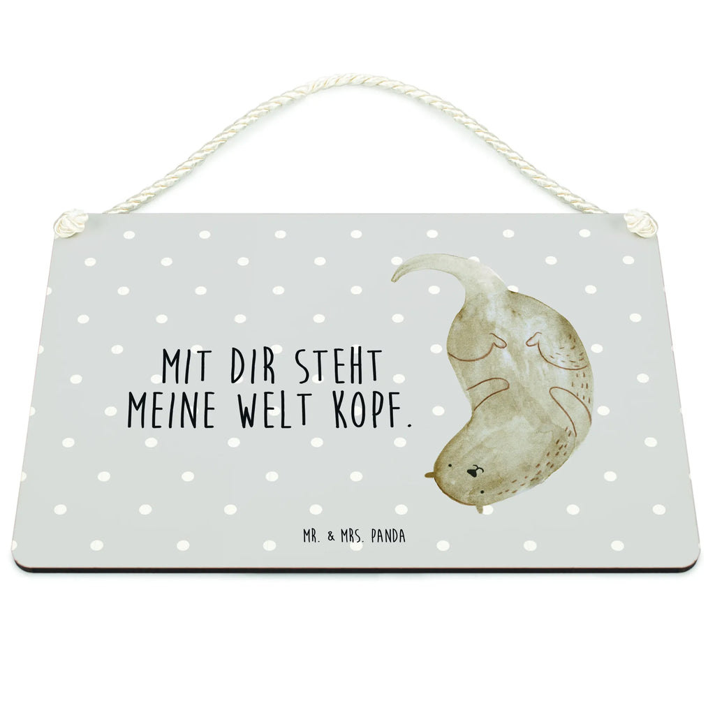 Deko Schild Otter Kopfüber Türschild, dekotafel, dekoration schild, wandhänger, Deko Schild, Küchenschild, Dekoschild, dekoschilder, Holztafel, hängeschild, wandtafel, Deko Wandtafel, Motivschild, sprüche schild, Holzschild, Spruchschild, Badschild, Schild, Türschild Familie, Wandschild, Schild mit Spruch, holzbild, Fischotter, Seeotter, Otter, Otter Seeotter See Otter
