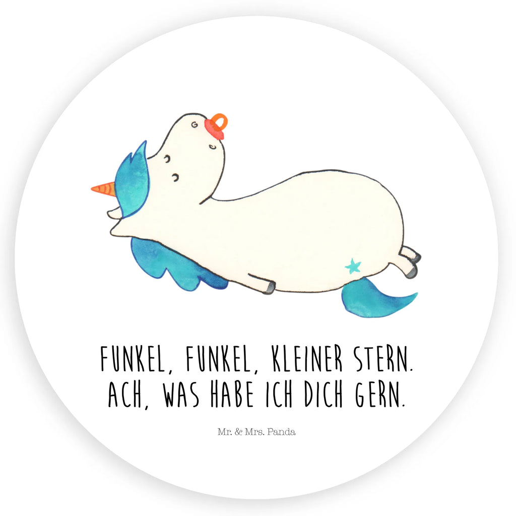 Round sticker unicorn dummy sticker, label, Sticker, unicorn, unicorns, Unicorn, birth present, infant, pacifier, birth gift, mama, mother, toddler, gift birth, baby