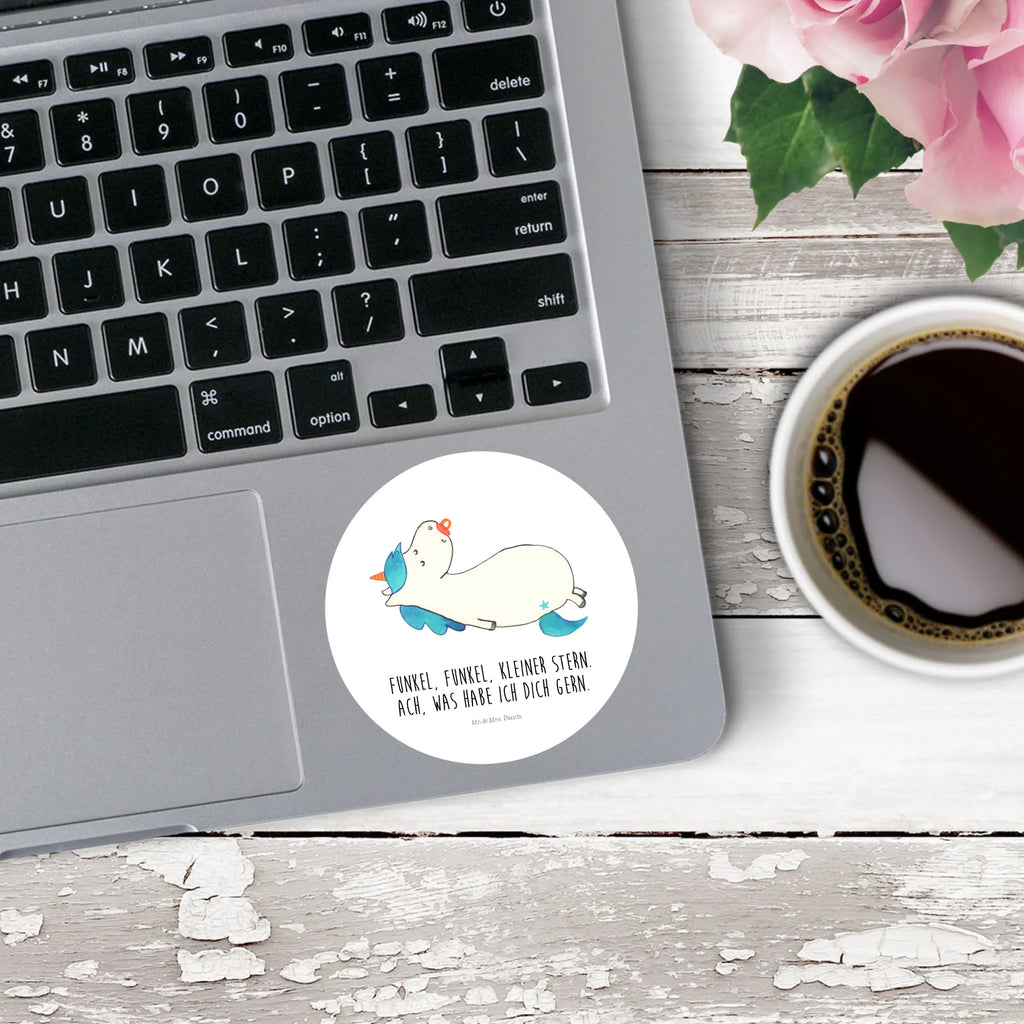 Round sticker unicorn dummy sticker, label, Sticker, unicorn, unicorns, Unicorn, birth present, infant, pacifier, birth gift, mama, mother, toddler, gift birth, baby