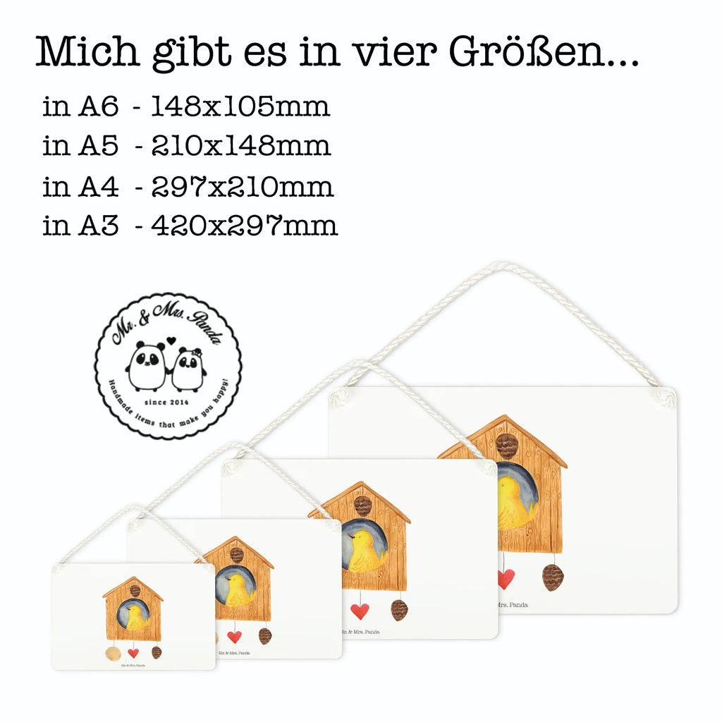 Decorative sign Bird House Schild, Dekoschild, wandtafel, Türschild Familie, Spruchschild, dekoschilder, wandhänger, dekotafel, Wandschild, holzbild, hängeschild, Holztafel, Schild mit Spruch, dekoration schild, Deko Wandtafel, sprüche schild, Deko Schild, Motivschild, Türschild, Holzschild, Badschild, Küchenschild, Tiere, Tiermotive, Lustige Sprüche, Gute Laune, Home Sweet Home, Zuhause, Castle, Vogelhäuschen, Lieblingsort, Familie, Unser Haus, Nest, Wohnung, Vogelhaus, Vogel, Haus, Eigenheim, Vögel