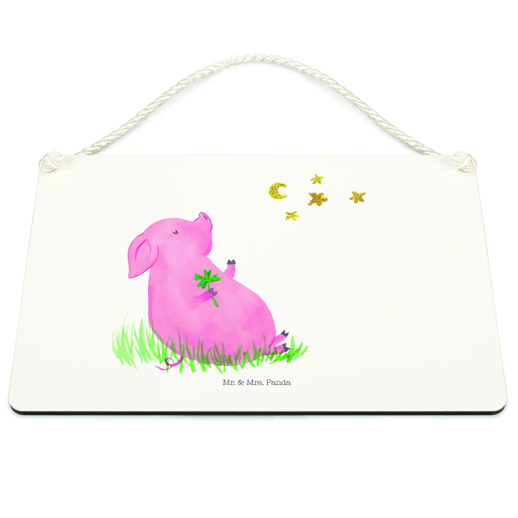 Decorative sign Pig Luck small animals, cute, funny, cute animal motives, hand drawn, small world, funny sayings, good mood, happy, gifts, gift ideas, special gifts, animal lover, card, piglet, motivation, asterisks, stars, dreams, lucky charm, Lucky bastard. Luck, goals, pig