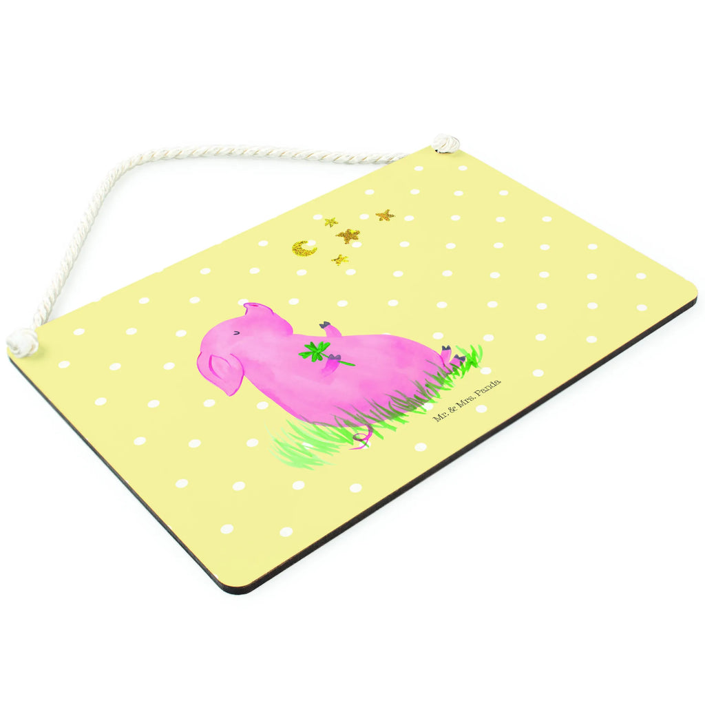 Decorative sign Pig Luck small animals, cute, funny, cute animal motives, hand drawn, small world, funny sayings, good mood, happy, gifts, gift ideas, special gifts, animal lover, card, piglet, motivation, asterisks, stars, dreams, lucky charm, Lucky bastard. Luck, goals, pig