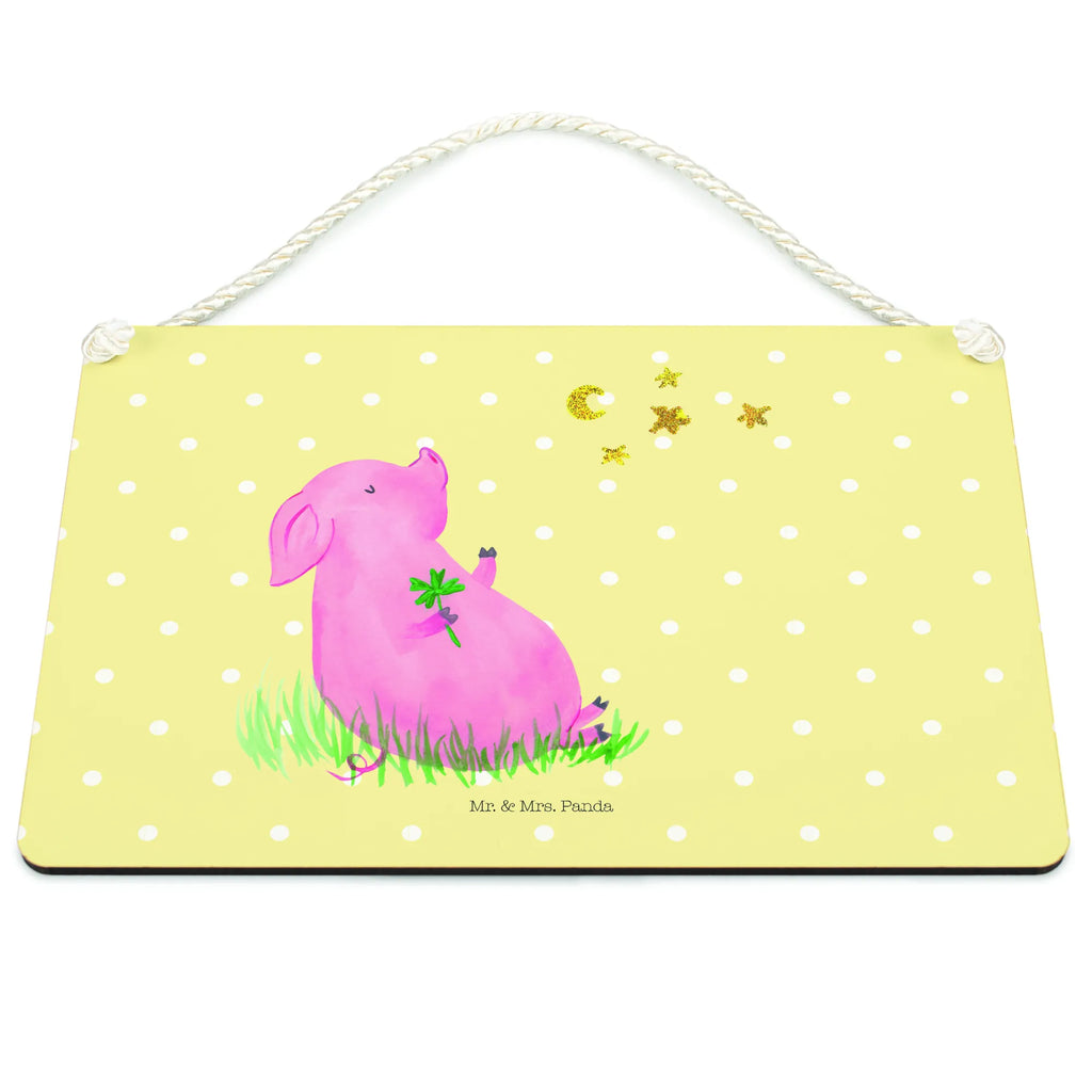 Decorative sign Pig Luck small animals, cute, funny, cute animal motives, hand drawn, small world, funny sayings, good mood, happy, gifts, gift ideas, special gifts, animal lover, card, piglet, motivation, asterisks, stars, dreams, lucky charm, Lucky bastard. Luck, goals, pig