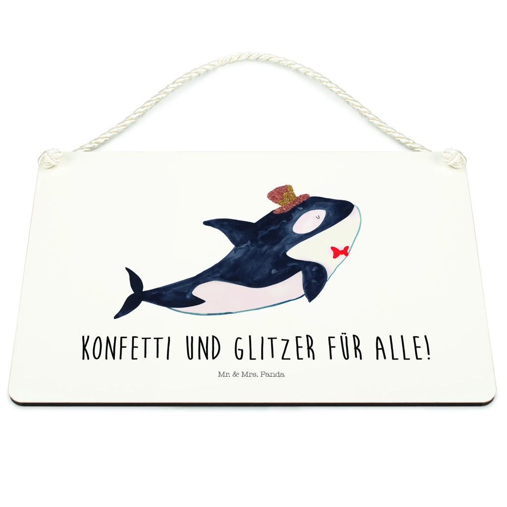 Dekoracyjny znak Orka cylinder Zwierzeta morskie, Morze, Wakacje