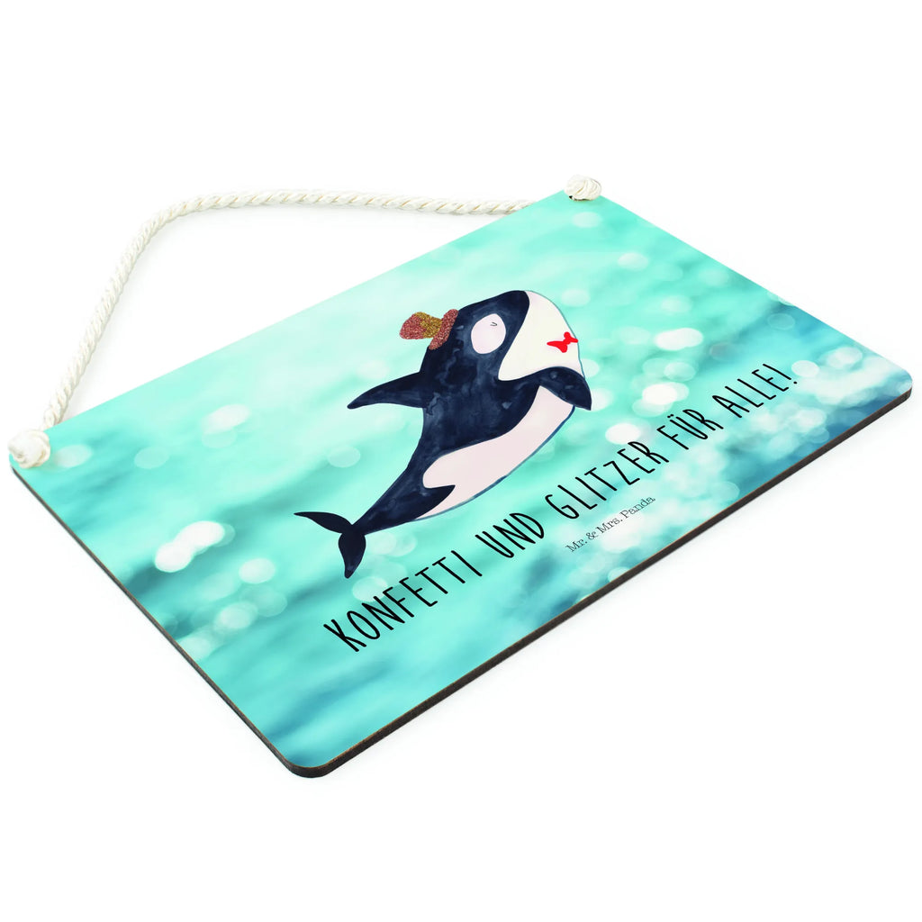 Dekoracyjny znak Orka cylinder Zwierzeta morskie, Morze, Wakacje