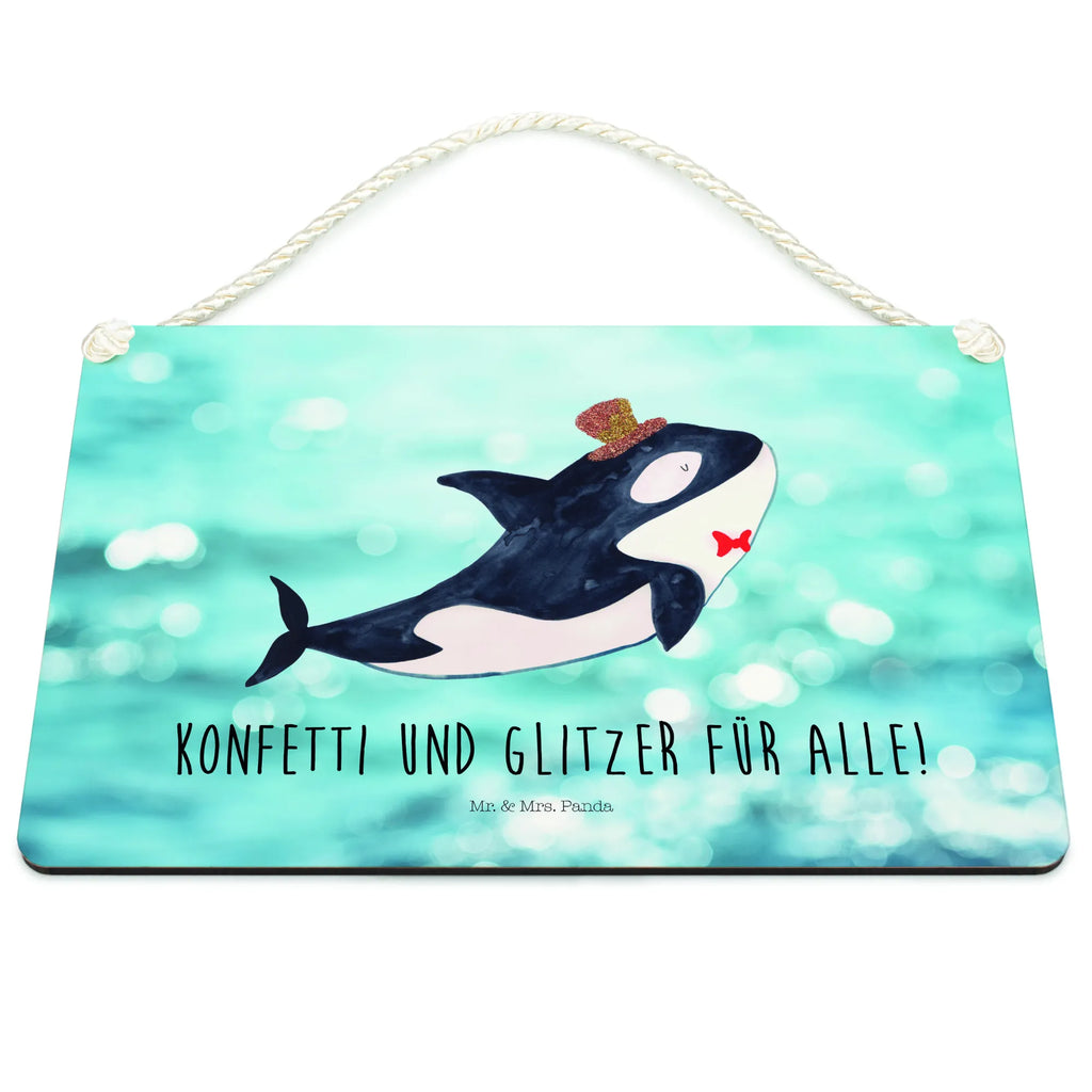 Dekoracyjny znak Orka cylinder Zwierzeta morskie, Morze, Wakacje