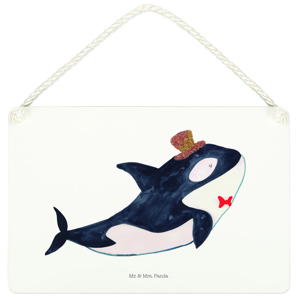 Dekoracyjny znak Orka cylinder Zwierzeta morskie, Morze, Wakacje