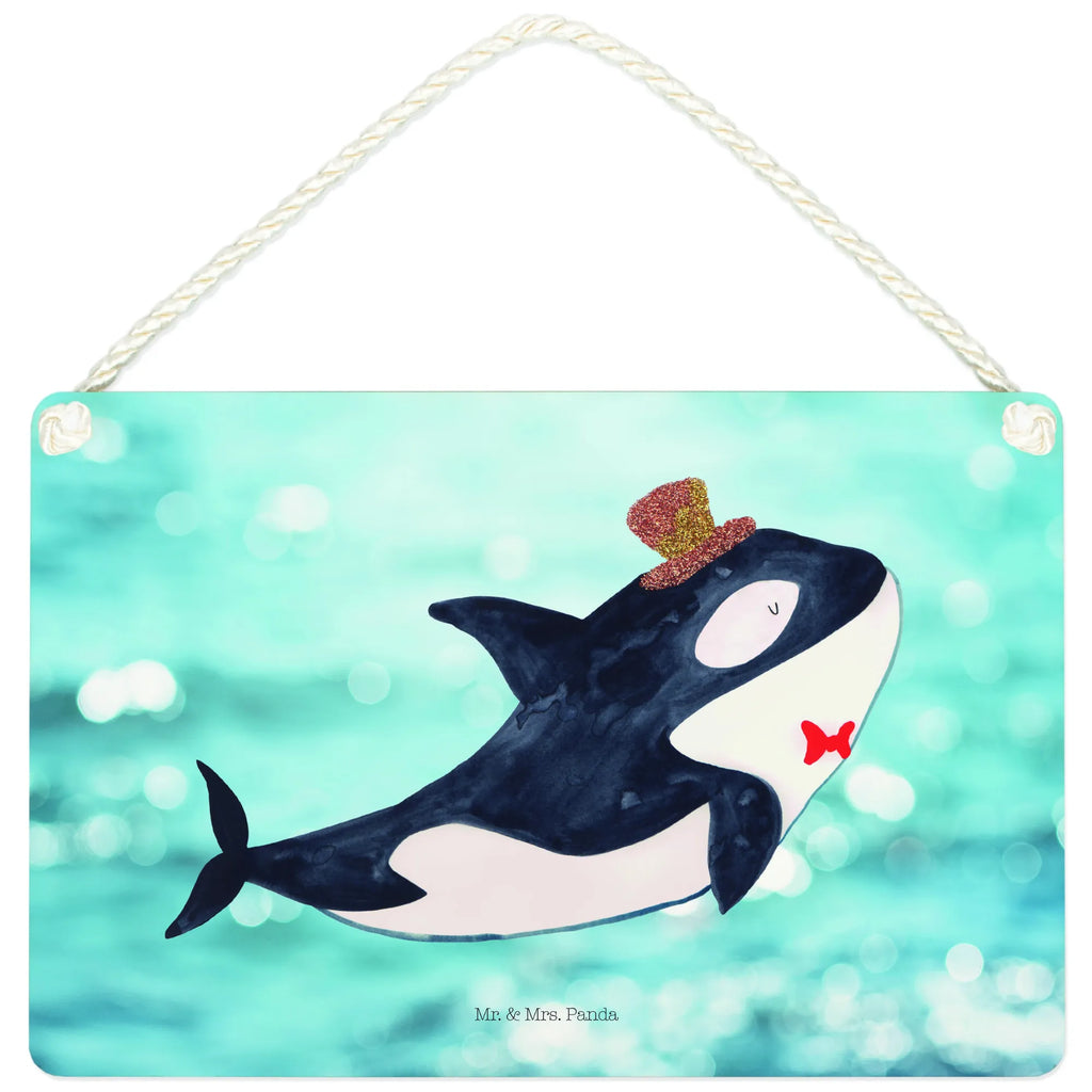 Dekoracyjny znak Orka cylinder Zwierzeta morskie, Morze, Wakacje