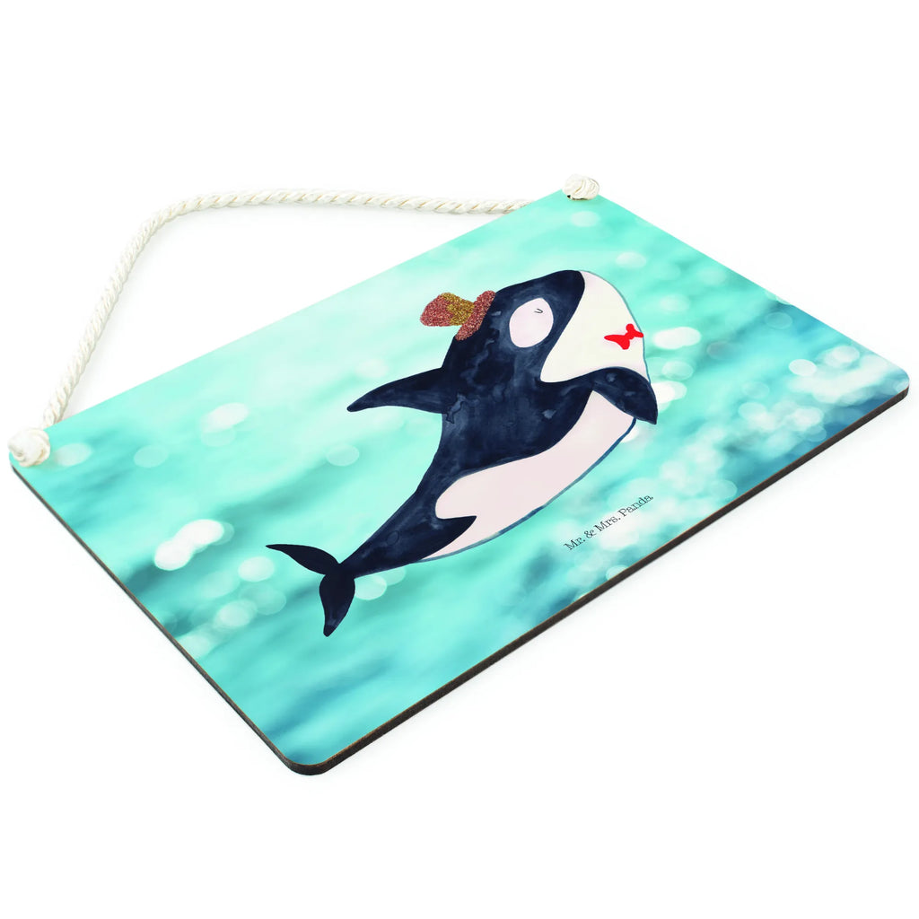 Dekoracyjny znak Orka cylinder Zwierzeta morskie, Morze, Wakacje