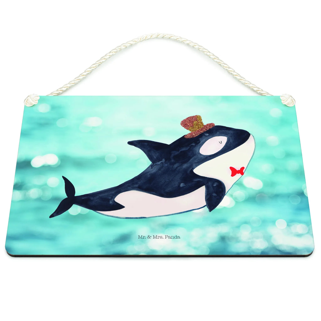 Dekoracyjny znak Orka cylinder Zwierzeta morskie, Morze, Wakacje