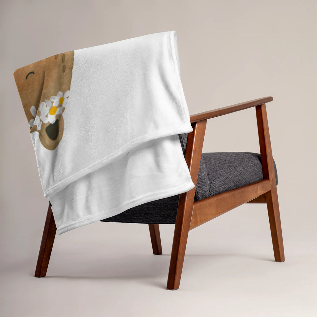 Kocyk dla niemowląt Niedźwiedź Komunia Geschenk Geburt, Babyecke Kuscheldecke, Krabbeldecke, Babygeschenk, Babydecke, Bär, Teddy, Teddybär, Taufkerze, katholisch, Gottes Segen, Kommunion