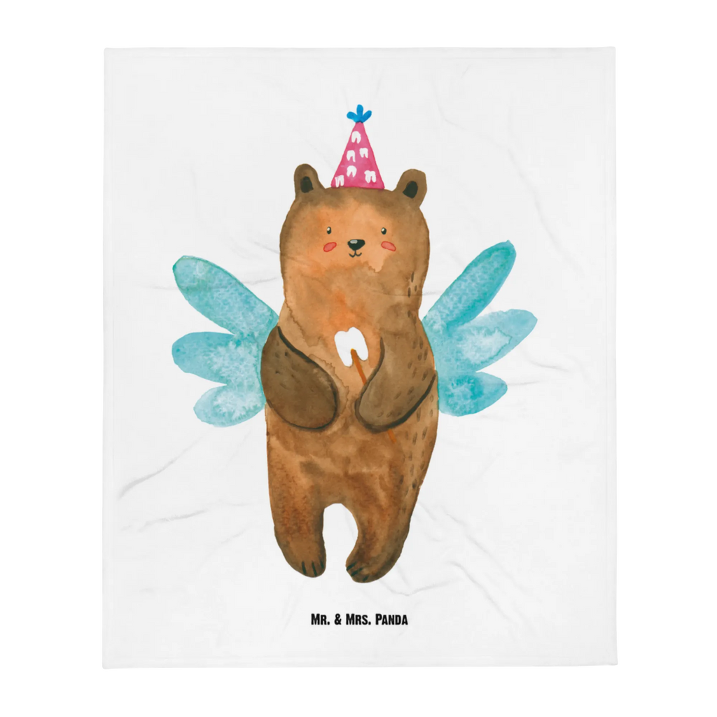 Baby blanket bear tooth fairy Babydecke, Babygeschenk, Babyecke Kuscheldecke, Krabbeldecke, Geschenk Geburt, Bär, Teddy, Teddybär, Zahnfee, Milchzahn, Erster Zahn, Fee