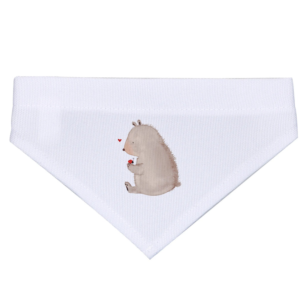 Hundehalstuch Bär Marienkäfer Hundehalstuch, Mittel, Halstuch, Tuch, Hunde, Mittelgroße Hunde, Bär, Teddybär, Teddy, Motivation, Das Leben Ist schön, Marienkäfer, Liebe, Freiheit