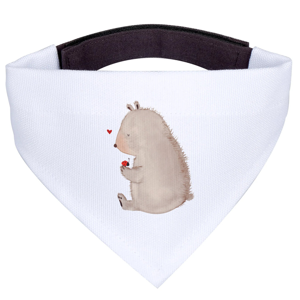 Hundehalstuch Bär Marienkäfer Hundehalstuch, Mittel, Halstuch, Tuch, Hunde, Mittelgroße Hunde, Bär, Teddybär, Teddy, Motivation, Das Leben Ist schön, Marienkäfer, Liebe, Freiheit