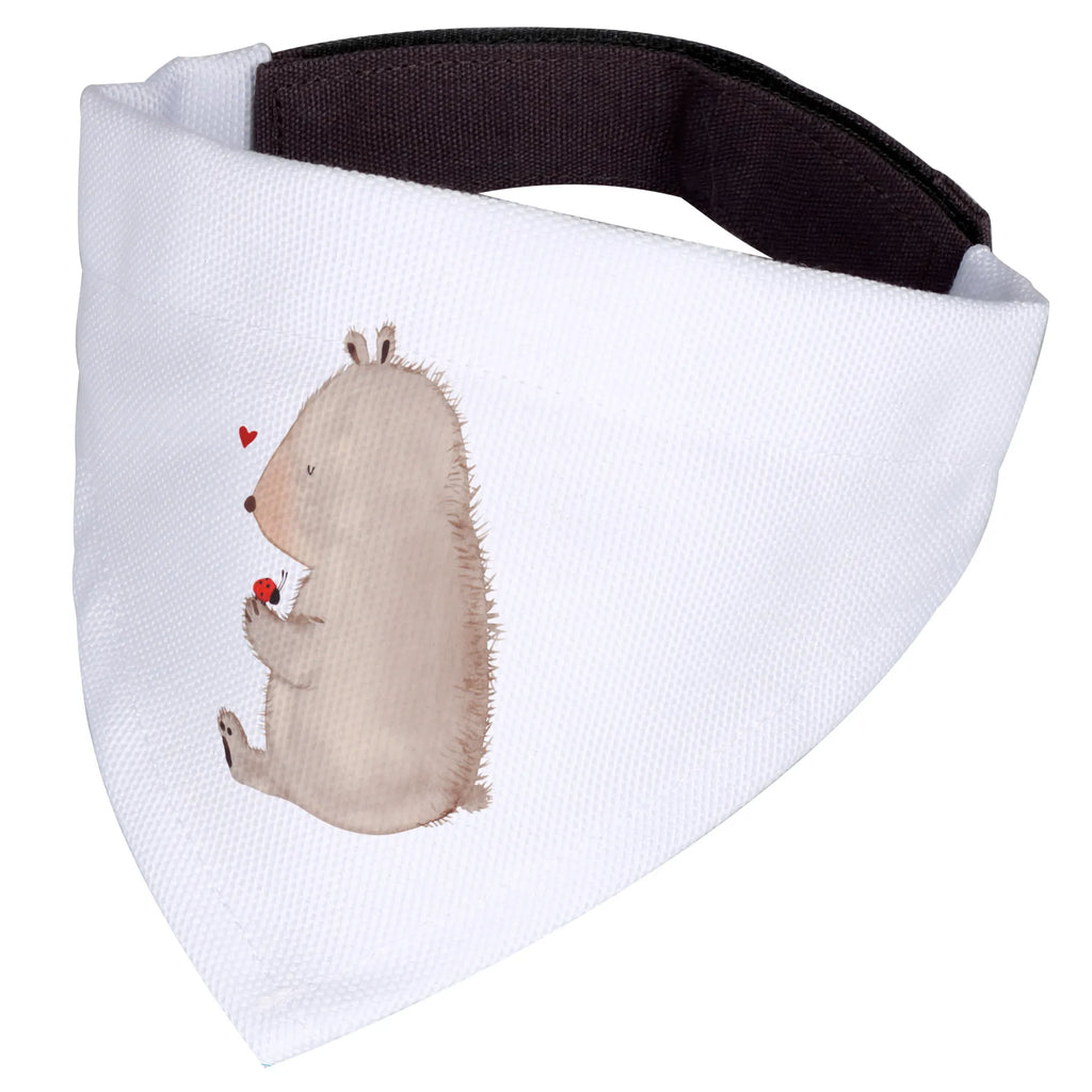 Hundehalstuch Bär Marienkäfer Hundehalstuch, Mittel, Halstuch, Tuch, Hunde, Mittelgroße Hunde, Bär, Teddybär, Teddy, Motivation, Das Leben Ist schön, Marienkäfer, Liebe, Freiheit