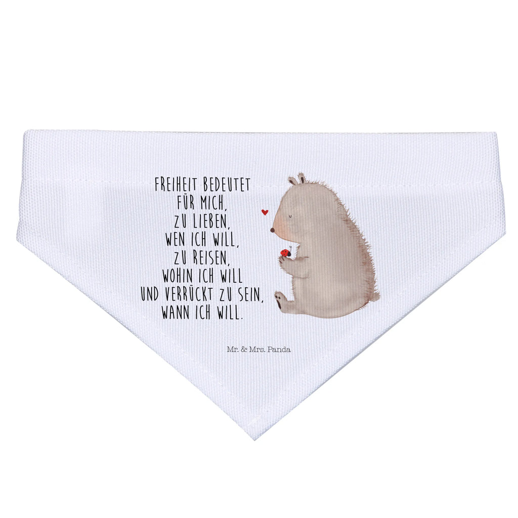 Hundehalstuch Bär Marienkäfer Hundehalstuch, Mittel, Halstuch, Tuch, Hunde, Mittelgroße Hunde, Bär, Teddybär, Teddy, Motivation, Das Leben Ist schön, Marienkäfer, Liebe, Freiheit