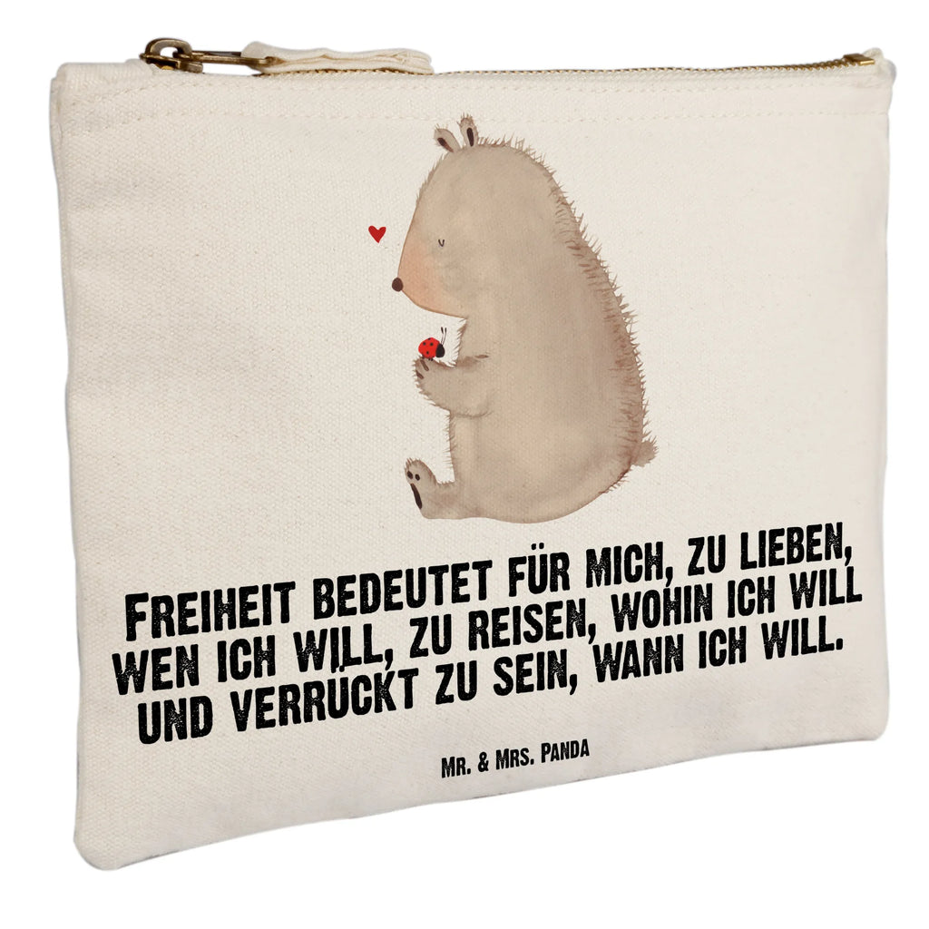 torebka na makijaż niedźwiedź biedronka Niedźwiedź, Miś, Pluszowy miś