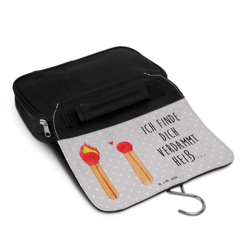 Kosmetyczka Zapałki Schminkbeutel, Kulturbeutel Waschbar, Kosmetiktasche, Necessaire, Toilettentasche, hygienebeutel, Schminktasche, beautycase, hygienetasche, Waschtasche, Waschbeutel, Reisebeutel, Kulturbeutel, badtasche, Kulturtasche, Freundin, Freund, Liebe, Liebesgeschenk, Jahrestag, Verlobung, Partner, Ehemann, Ehefrau, Heiraten, Heiratsantrag, Hocheitstag, Streichhölzer