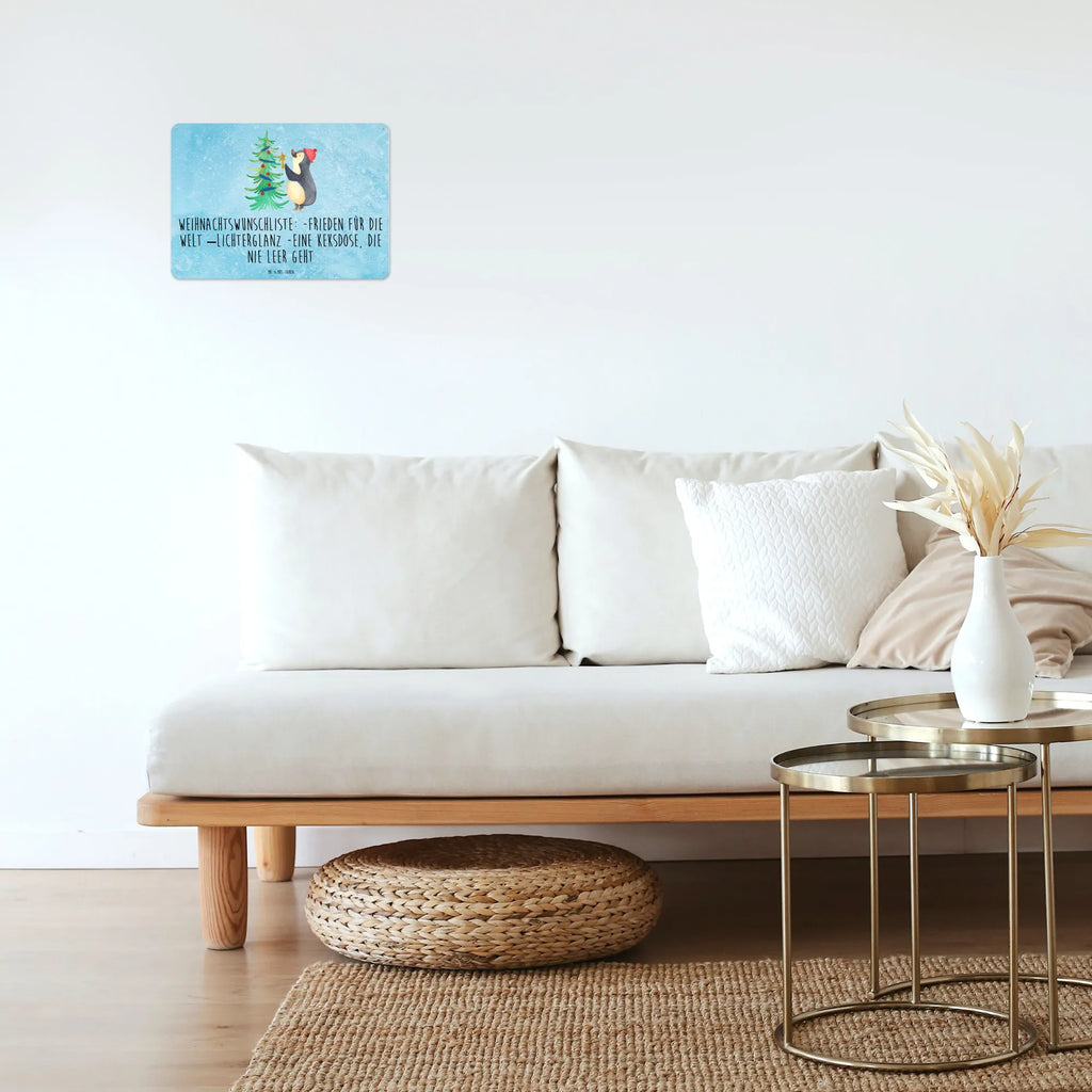 Blechschild Pinguin Weihnachtsbaum Blechschild, Türschild Metall, Blechschild Für Frauen, Blechschild Küche, Blechschild Für Männer, Wandschild Metall, Blechschild Zum Aufhängen, Blechschild Büro, Dekoschild Metall, Blechschild Groß, Heiligabend, Winter, Advent, Weihnachten, Nikolaus, Weihnachtsdeko, Wintermotiv, Pinguin