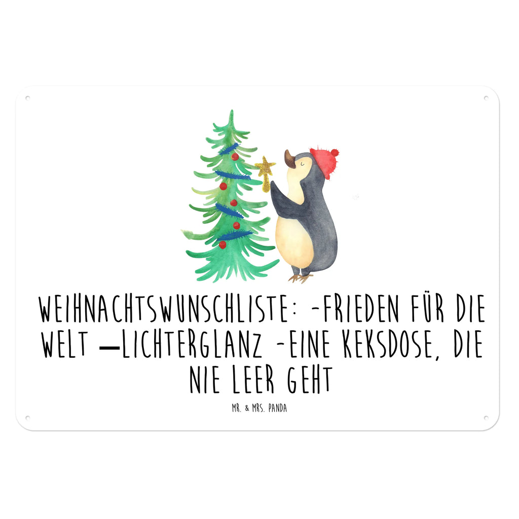 Blechschild Pinguin Weihnachtsbaum Blechschild, Türschild Metall, Blechschild Für Frauen, Blechschild Küche, Blechschild Für Männer, Wandschild Metall, Blechschild Zum Aufhängen, Blechschild Büro, Dekoschild Metall, Blechschild Groß, Heiligabend, Winter, Advent, Weihnachten, Nikolaus, Weihnachtsdeko, Wintermotiv, Pinguin