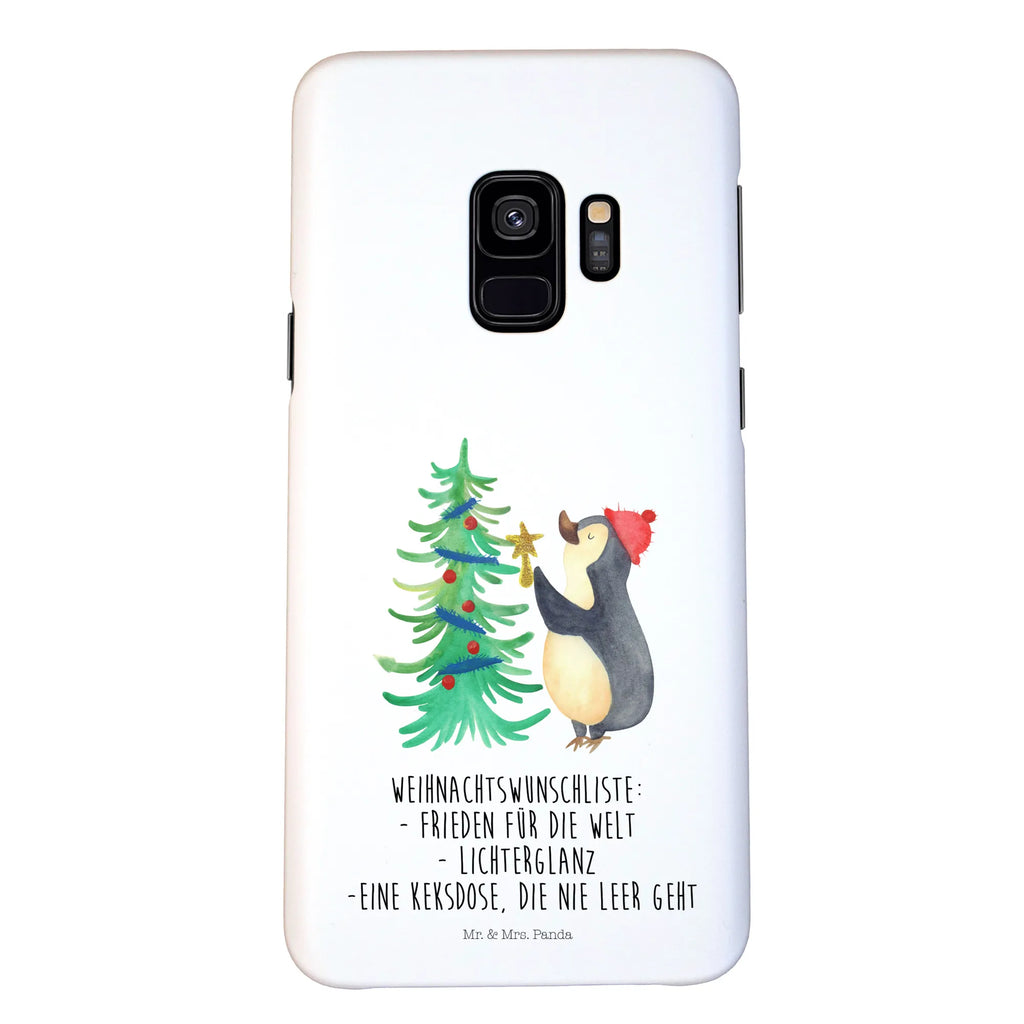 Etui na iPhone 10 Pingwin choinka Iphone 10, Handycover, Handy Case, Handyhülle, Iphone X, Handy, Hülle, Cover, Wintermotiv, Weihnachten, Winter, Weihnachtsdeko, Nikolaus, Advent, Heiligabend, Pinguin