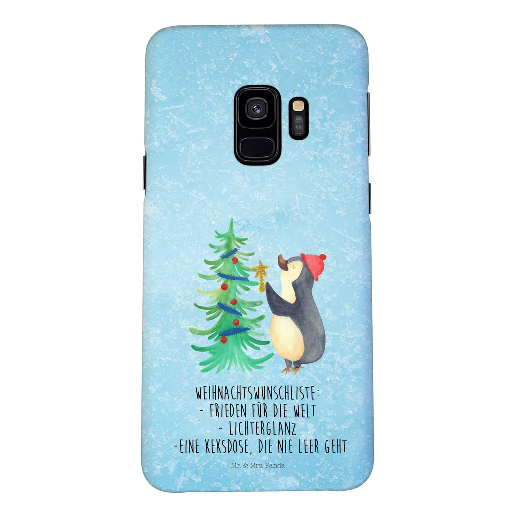 Etui na iPhone 10 Pingwin choinka Iphone 10, Handycover, Handy Case, Handyhülle, Iphone X, Handy, Hülle, Cover, Wintermotiv, Weihnachten, Winter, Weihnachtsdeko, Nikolaus, Advent, Heiligabend, Pinguin