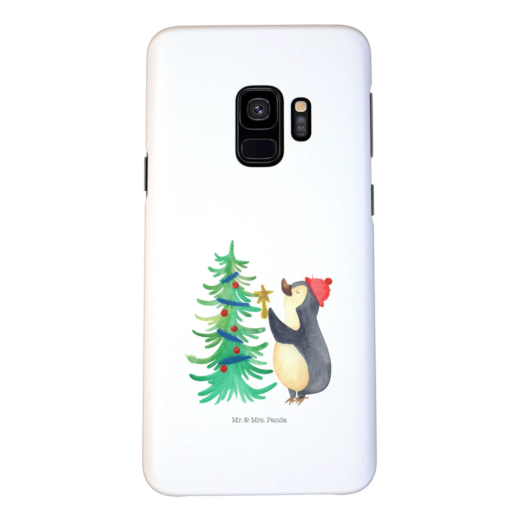 Etui na iPhone 10 Pingwin choinka Iphone 10, Handycover, Handy Case, Handyhülle, Iphone X, Handy, Hülle, Cover, Wintermotiv, Weihnachten, Winter, Weihnachtsdeko, Nikolaus, Advent, Heiligabend, Pinguin