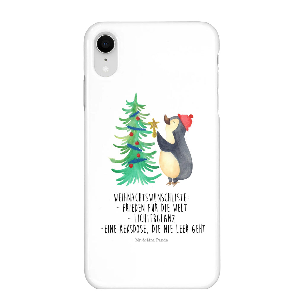 Etui na iPhone 10 Pingwin choinka Iphone 10, Handycover, Handy Case, Handyhülle, Iphone X, Handy, Hülle, Cover, Wintermotiv, Weihnachten, Winter, Weihnachtsdeko, Nikolaus, Advent, Heiligabend, Pinguin