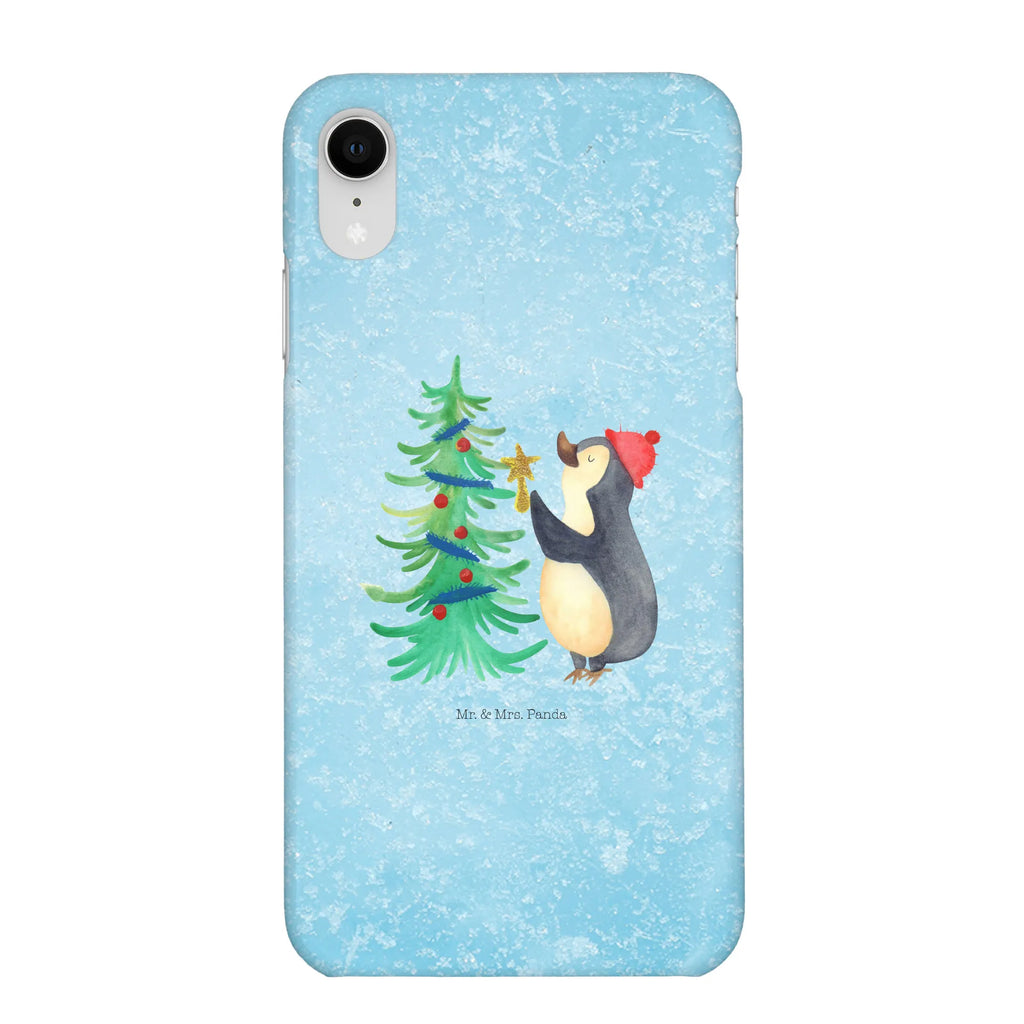 Etui na iPhone 10 Pingwin choinka Iphone 10, Handycover, Handy Case, Handyhülle, Iphone X, Handy, Hülle, Cover, Wintermotiv, Weihnachten, Winter, Weihnachtsdeko, Nikolaus, Advent, Heiligabend, Pinguin