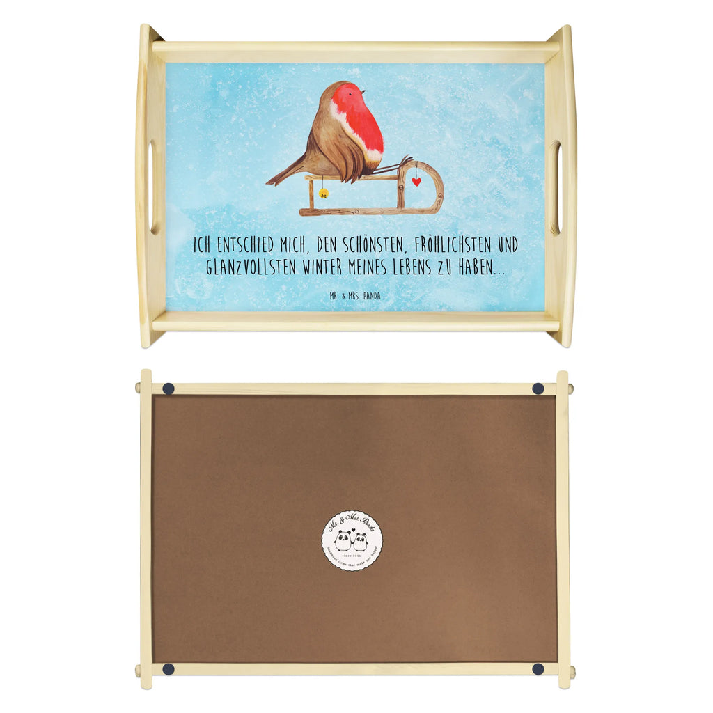 Serving tray robin Sleds tray, kitchen tray, breakfast tray, wooden tray, serving tray, Winter, Christmas, Christmas time, snow, bird, sleigh