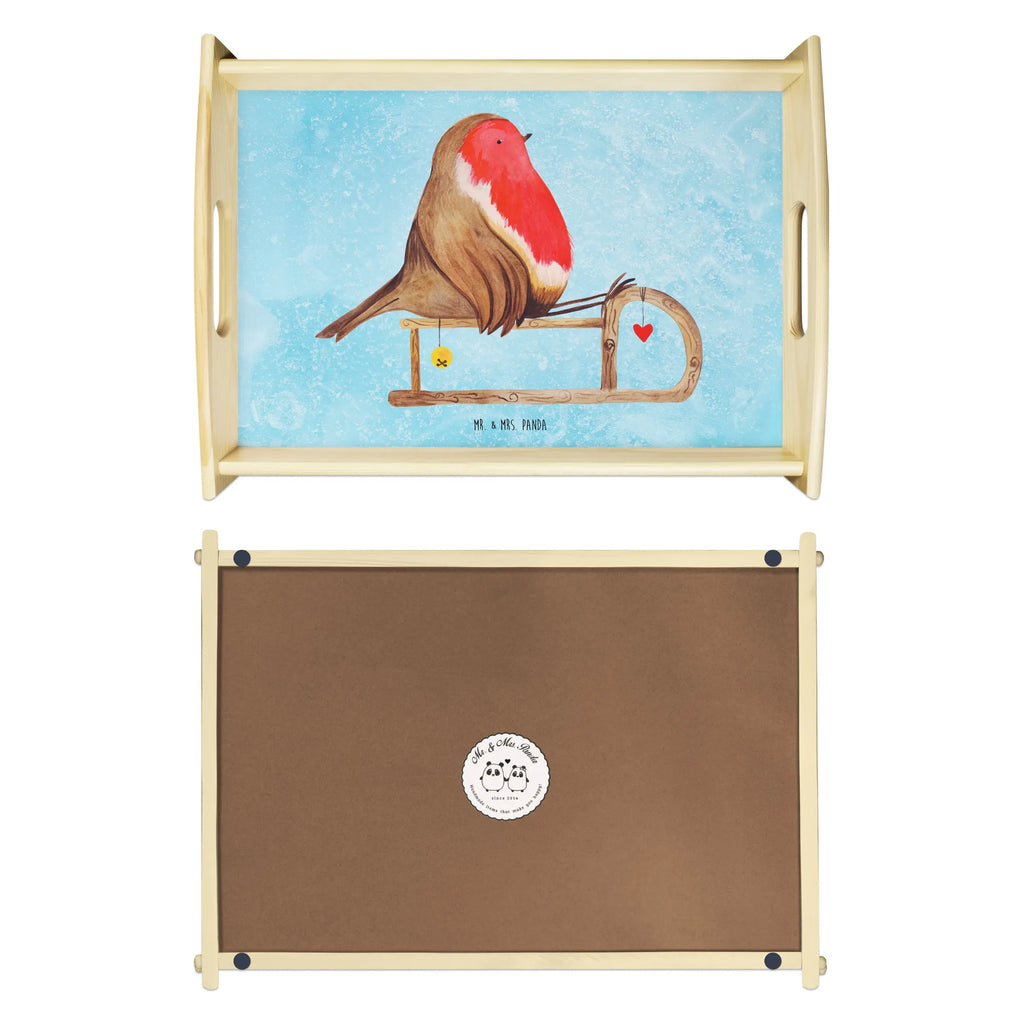 Serving tray robin Sleds tray, kitchen tray, breakfast tray, wooden tray, serving tray, Winter, Christmas, Christmas time, snow, bird, sleigh