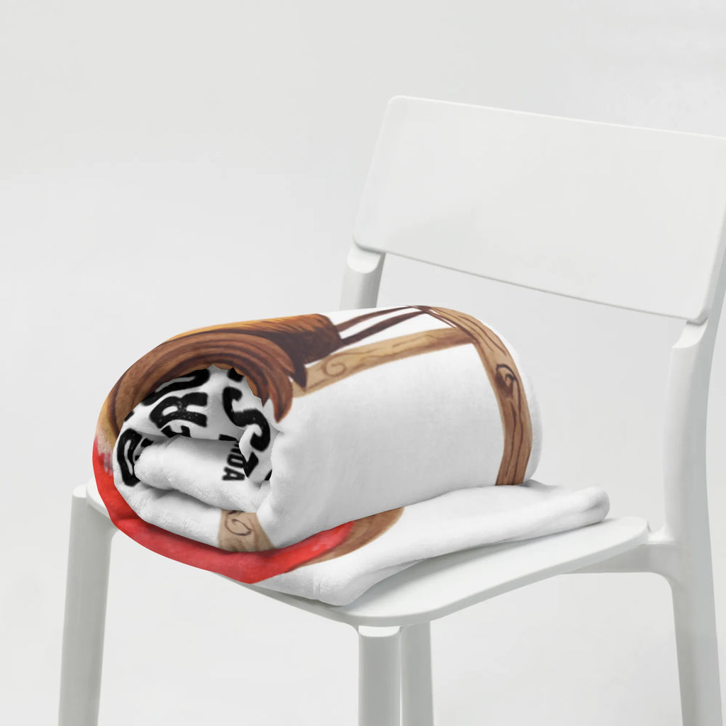 Kocyk dla niemowląt rudzik sanki Krabbeldecke, Babydecke, Babygeschenk, Babyecke Kuscheldecke, Geschenk Geburt, Winter, Weihnachten, Weihnachtsdeko, Nikolaus, Advent, Heiligabend, Wintermotiv, Vogel, Schlitten