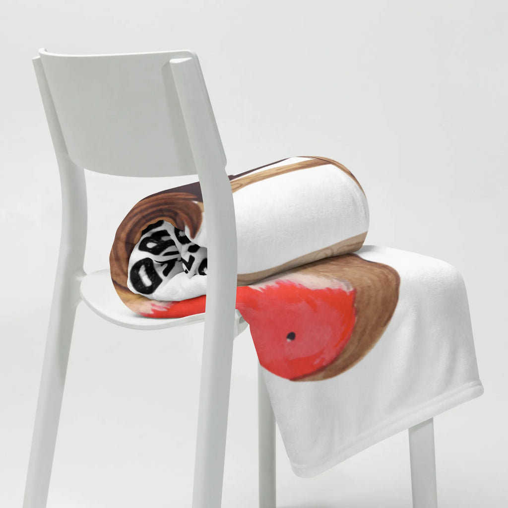 Kocyk dla niemowląt rudzik sanki Krabbeldecke, Babydecke, Babygeschenk, Babyecke Kuscheldecke, Geschenk Geburt, Winter, Weihnachten, Weihnachtsdeko, Nikolaus, Advent, Heiligabend, Wintermotiv, Vogel, Schlitten