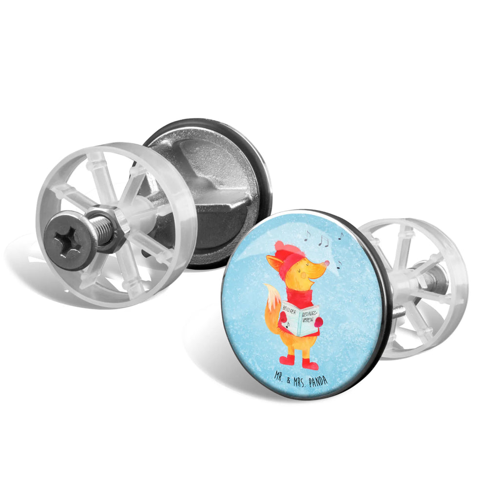 Korek do umywalki lis Śpiewak Zima, Boże Narodzenie, dekoracje świąteczne, Mikołaj, Adwent, Wigilia, zimowy motyw