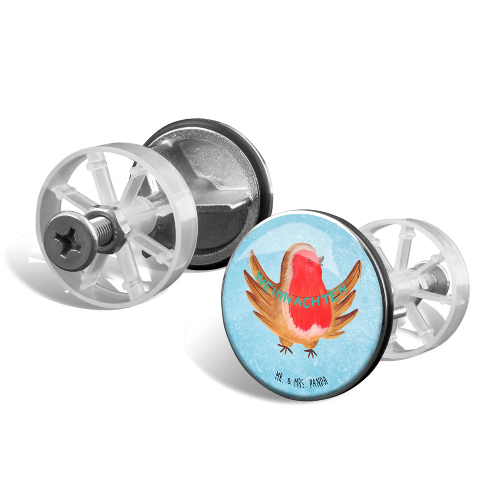 Sink plug robin Christmas washbasin plugs, washbasin, drain plugs, universal, Washbasin plugs, stoppers, drain set, Winter, Christmas, Christmas time, snow, Merry Christmas, winter, bird, Christmas Eve, Christmas motif, Christmas greeting, xmas