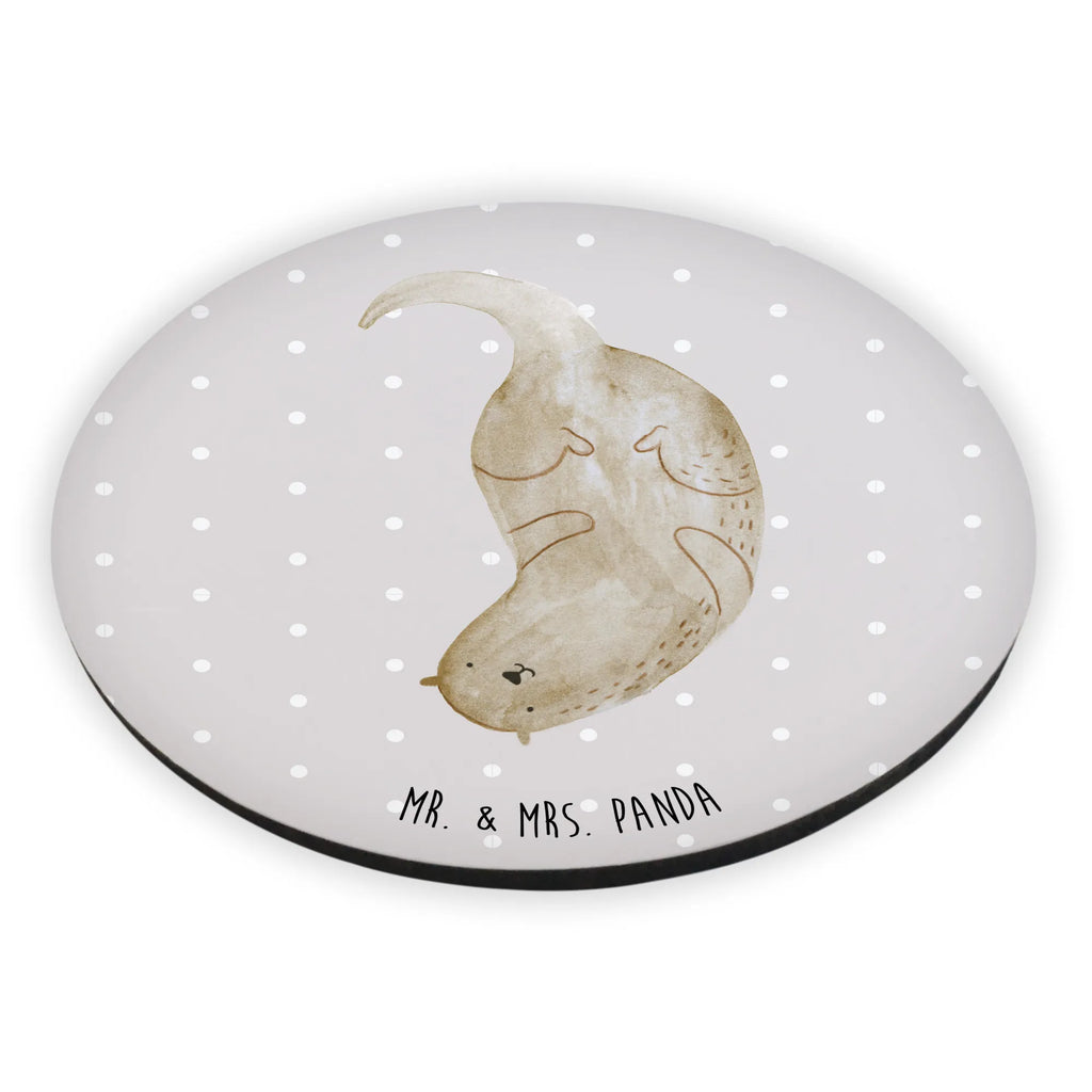 Rund Magnet Otter kopfüber Motivmagnete, Notiz Magnet, Pinnwandmagnet, Kühlschrank Dekoration, Kühlschrankmagnet, Souvenir Magnet, Whiteboard Magnet, Dekomagnet, Otter, Fischotter, Seeotter, Otter Seeotter See Otter
