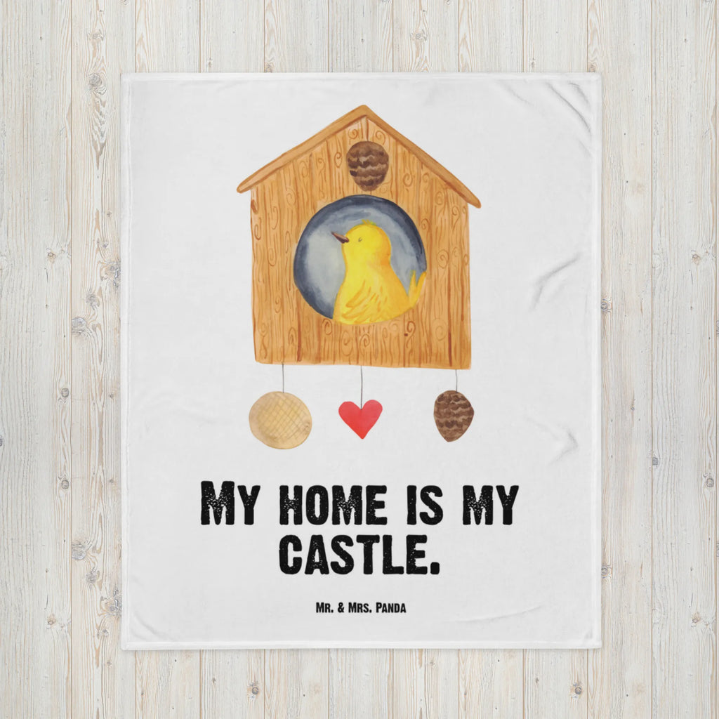 Kocyk dla niemowląt ptak Dom Krabbeldecke, Geschenk Geburt, Babygeschenk, Babydecke, Babyecke Kuscheldecke, Tiermotive, Gute Laune, lustige Sprüche, Tiere, Home sweet home, Haus, Eigenheim, Vögel, Familie, Castle, Zuhause, Lieblingsort, Vogelhäuschen, Vogel, unser Haus, Nest, Vogelhaus, Wohnung