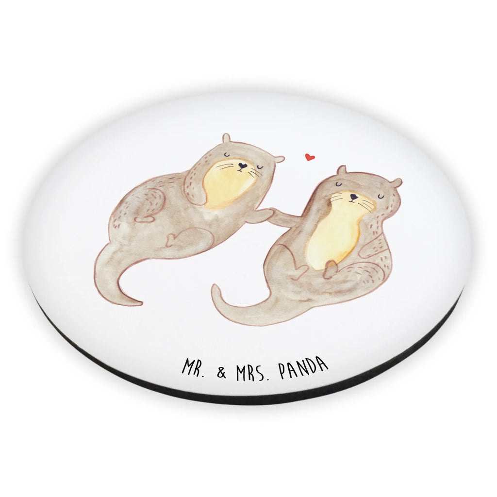 Rund Magnet Otter händchenhaltend Souvenir Magnet, Kühlschrankmagnet, Dekomagnet, Motivmagnete, Whiteboard Magnet, Kühlschrank Dekoration, Notiz Magnet, Pinnwandmagnet, Otter, Fischotter, Seeotter, Otter Seeotter See Otter