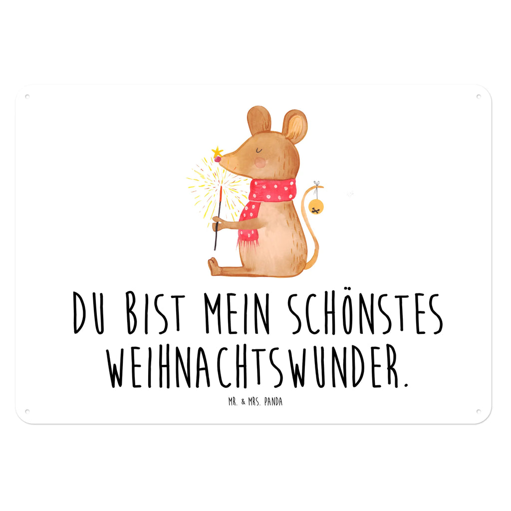 Blechschild Maus Weihnachten Türschild Metall, Wandschild Metall, Blechschild, Blechschild Groß, Blechschild Zum Aufhängen, Blechschild Für Frauen, Blechschild Büro, Blechschild Küche, Blechschild Für Männer, Dekoschild Metall, Wintermotiv, Nikolaus, Heiligabend, Advent, Weihnachten, Weihnachtsdeko, Winter, Maus, Frohe Weihnachten, Mäuschen, Weihnachtsmotiv, Weihnachtsgruß, Weihnachtswunder