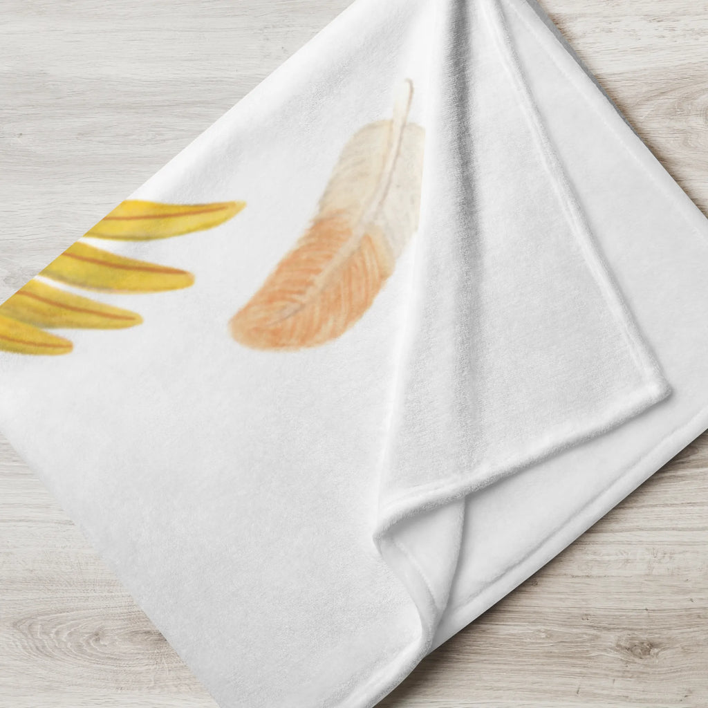 Kocyk dla niemowląt rudzik Pióra Motywy zwierzęce, dobra energia, zabawne powiedzonka, zwierzęta