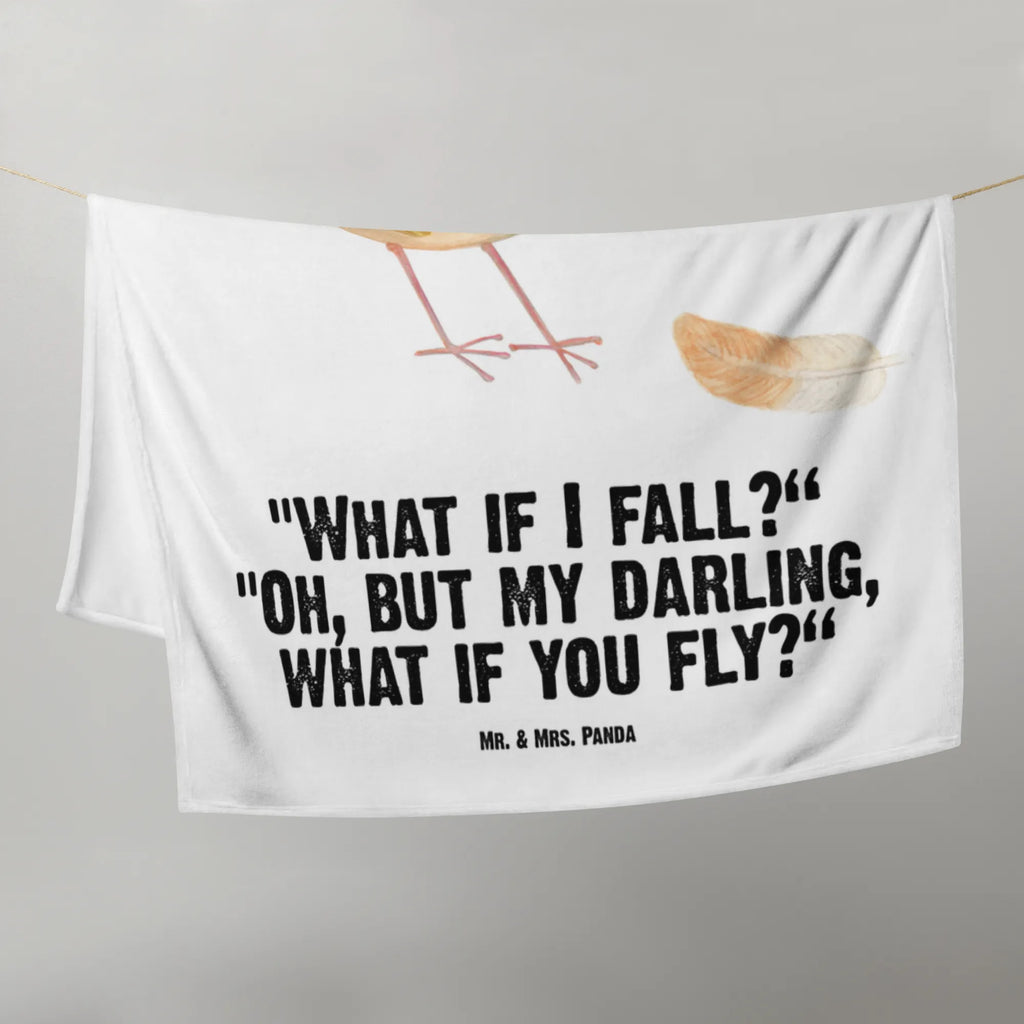 Kocyk dla niemowląt rudzik Pióra Motywy zwierzęce, dobra energia, zabawne powiedzonka, zwierzęta