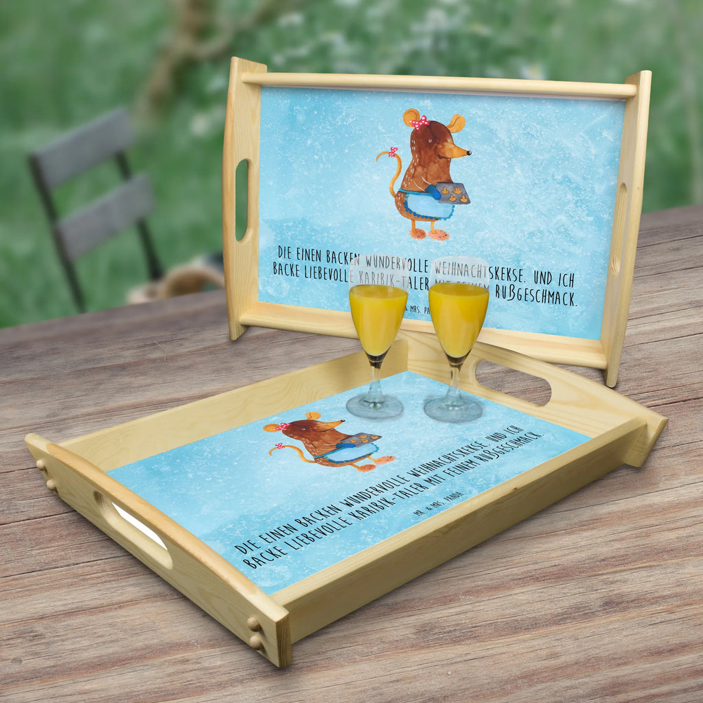 Serving tray Mouse Cookies tray, serving tray, breakfast tray, kitchen tray, wooden tray, Winter, Christmas, Christmas time, snow, cookies, chaosqueen, winter, mouse, christmas, christmas baking, christmas cookies, baking